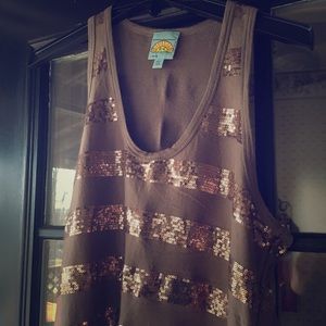 C&C Sequin Tank Top